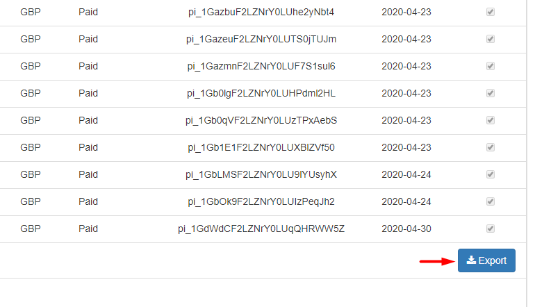 payment transactions