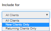 appt type include for