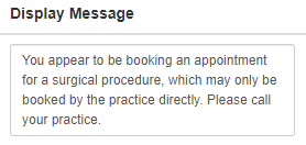 AppointmentScreening-Fields-DisplayMessage